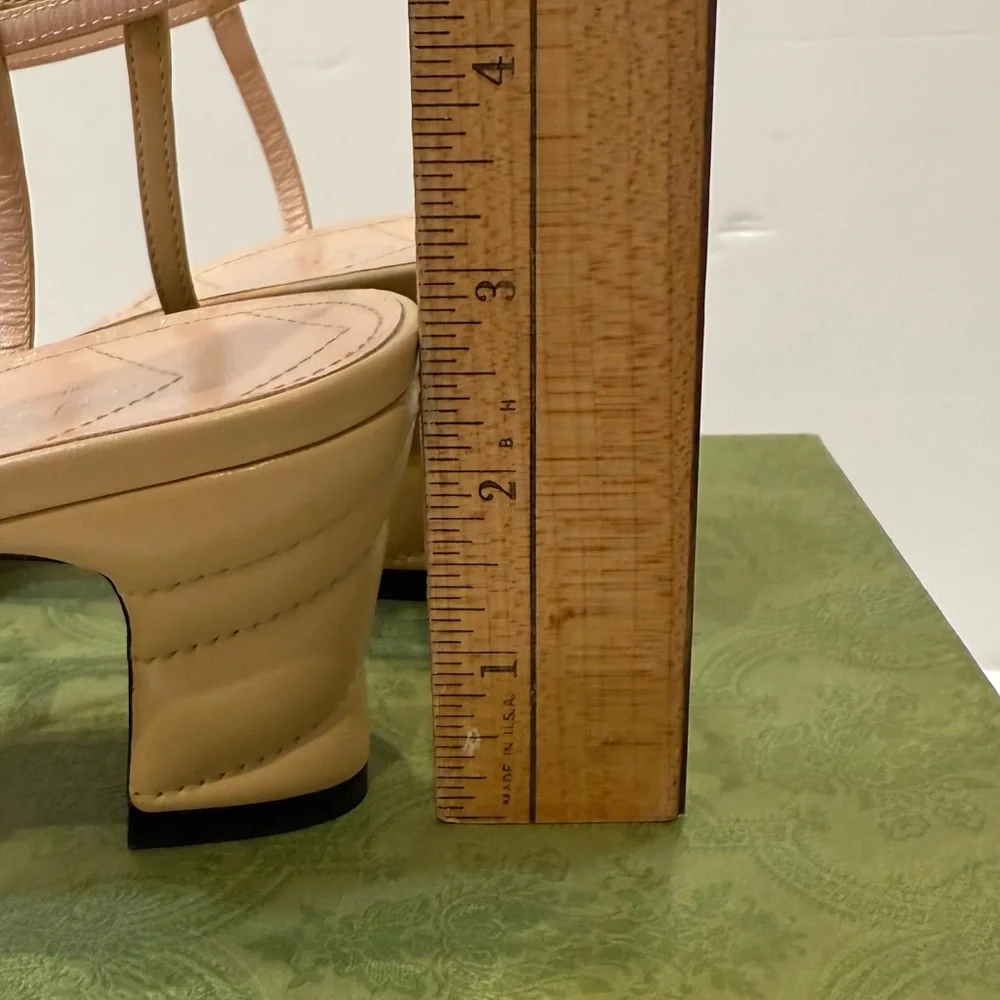 🆕 Gucci Marmot T-Strap Leather Pump 40EU - Picture 14 of 14